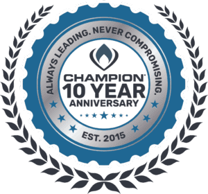 Champion 10 Year Anniversary.